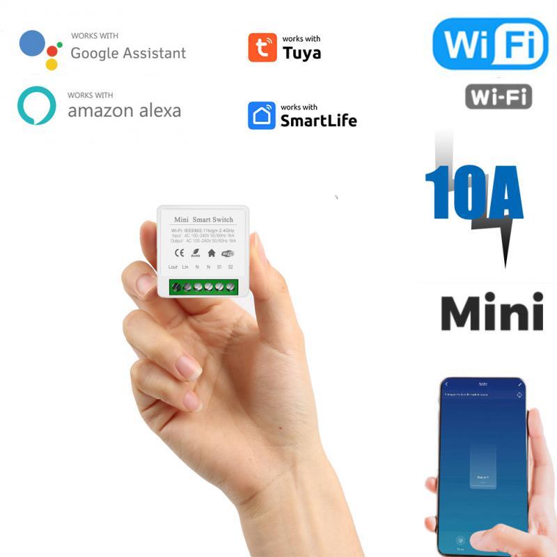 Alexa Tuya Wifi Switch Smart Home Domotica Yandex Station Alice Wireless Interru