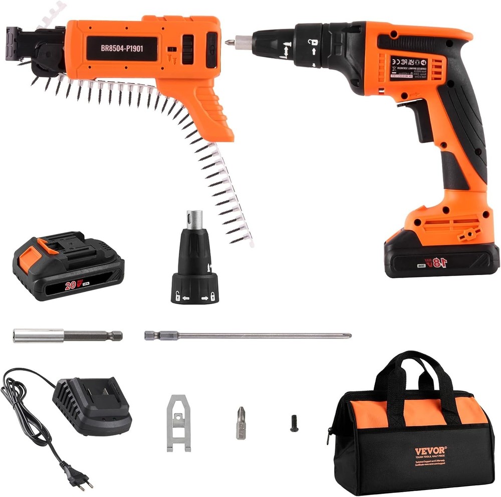 20V Max Auto-Feed Collated Drywall Screw Gun 4200RPM Brushless