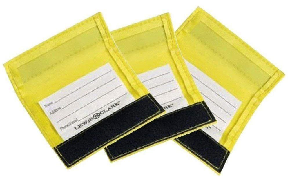 Lewis N. Clark 3-Pack Luggage ID Handle Wrap, Yellow, One Size