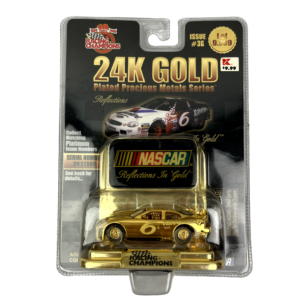 24K Gold Plated Racing Champions Commemorative #3G Limited Edition 1 of 9999