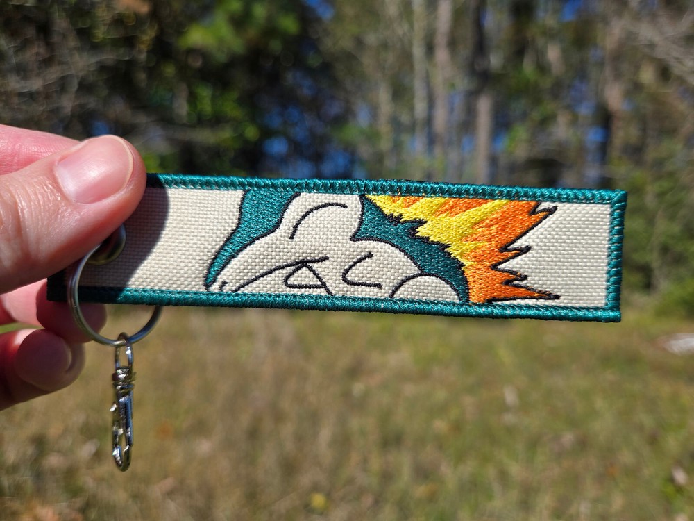 Cyndaquil Pokemon Keychain | Jet Tag | Flight Tag | Bag & Backpack Accessory