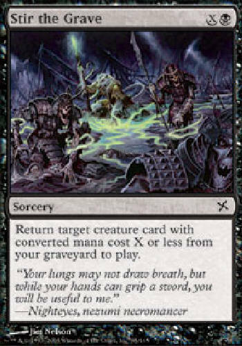 STIR THE GRAVE X4 Betrayers of Kamigawa MTG Magic Cards DJMagic Playset  