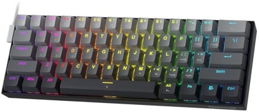 K617 Rapid Trigger 60% 61-Key Wired Mechanical Gaming Keyboard