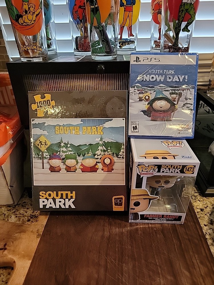 South PARK Bundle: Playstation 5 Sealed Video Game, 1000 Piece Puzzle, Funko