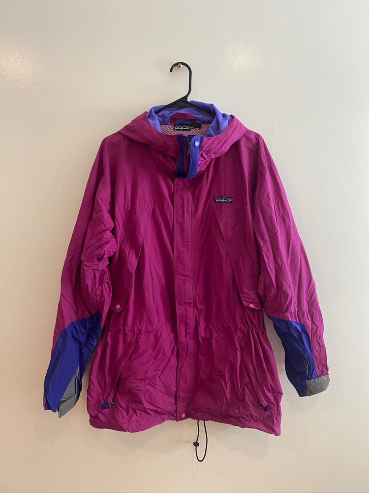 Vintage Patagonia Guide Hooded Nylon Anorak Jacket Outdoor Large