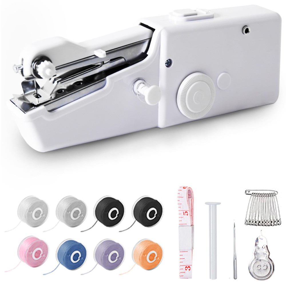 Compact Cordless Handheld Mini Sewing Machine for Quick Repairs On-The-Go