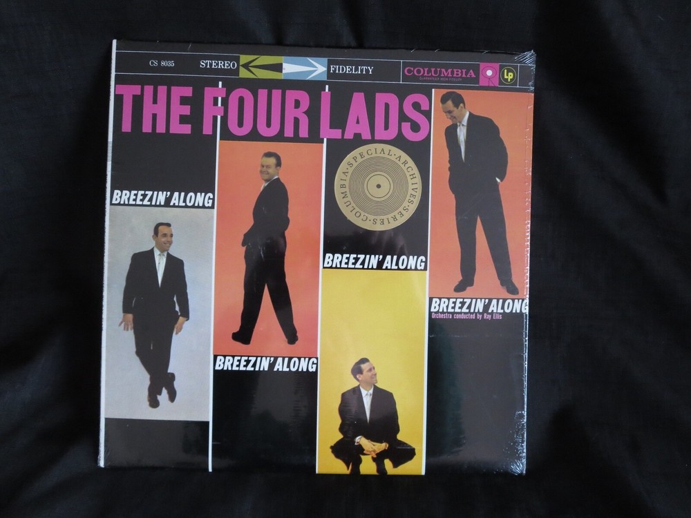 FOUR LADS, Breezin' Along USA New Sealed Old Stock LP
