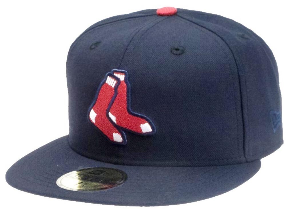 New Era Boston Red Sox Socks Navy OTC Cap 59Fifty Fitted MLB Limited Edition