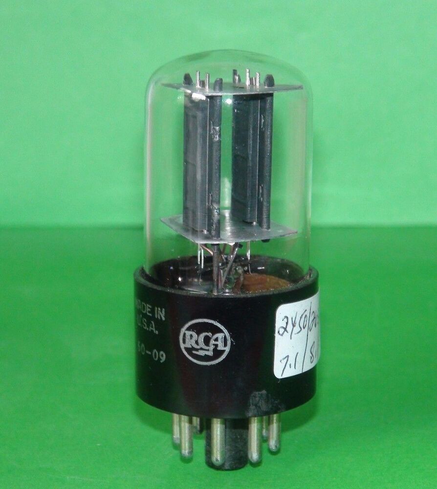 RCA JAN CRC  6SN7 GT Vacuum Tube  Results =2450|2650 Military