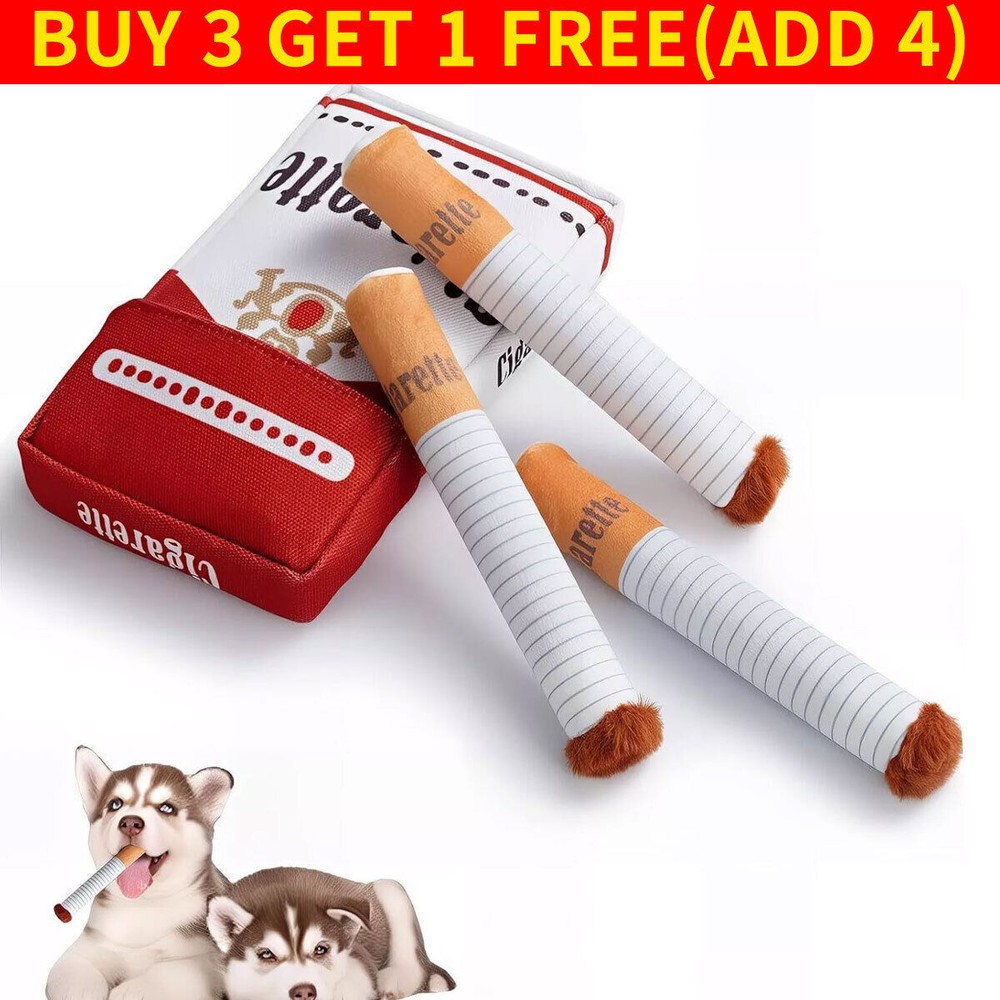 Squeaky Cigar Toys Cigarette Dog Toy Funny Interactive Dog Toy