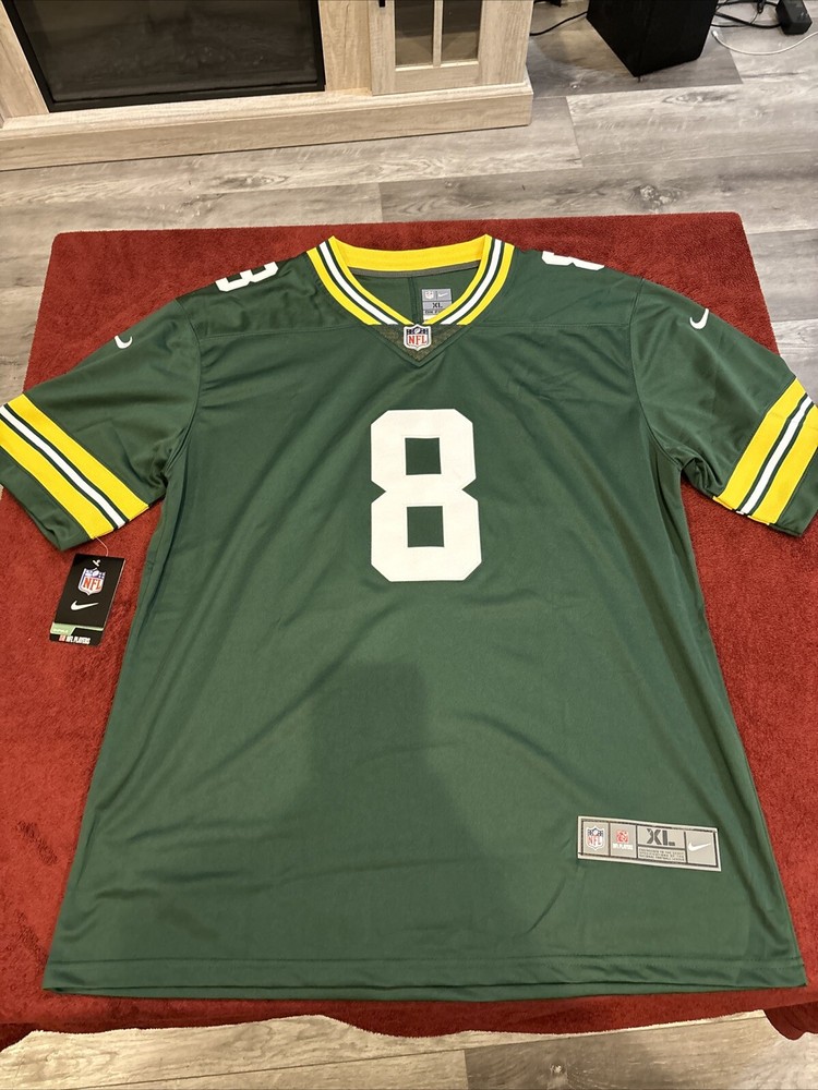 NWT Josh Jacobs #8 Green Bay Packers onField Men's Jersey Green Size XL