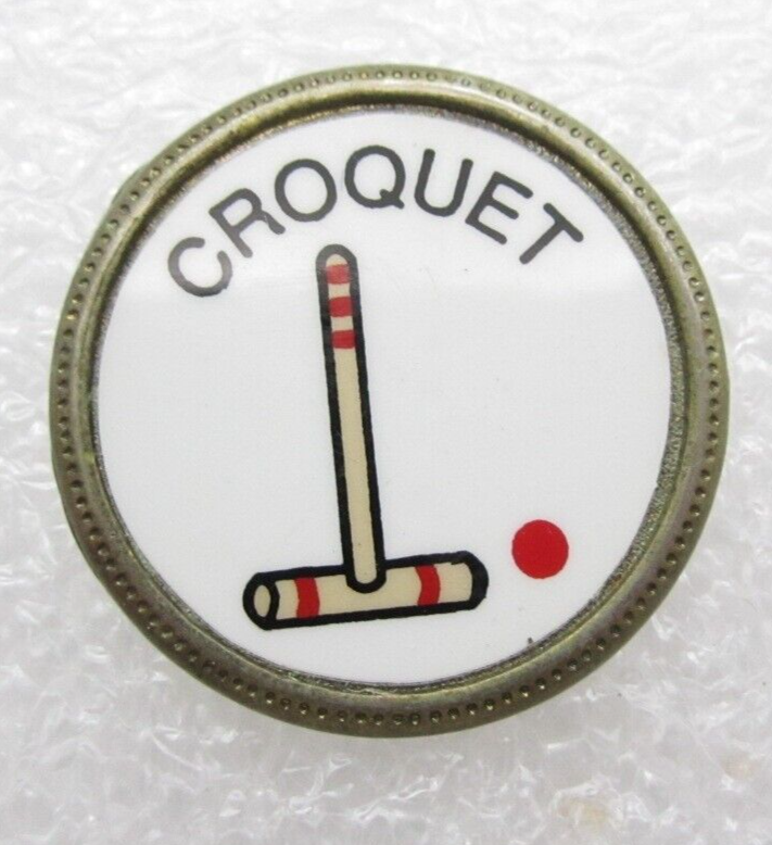 Croquet Sport Lapel Pin (C764)
