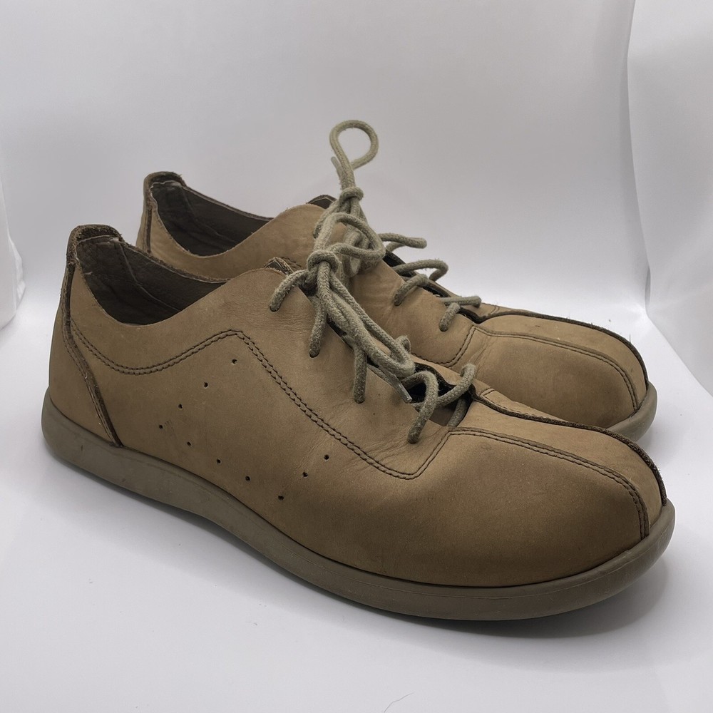 Crocs Venture Mens Size 10 Shoes Lace Up Khaki Beige See Pictures