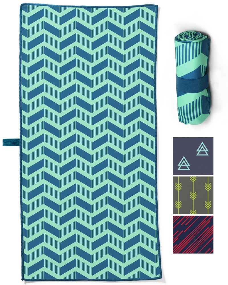 64x30 inch Large Microfiber Beach Towel Quick Dry Odor-Free Swim Towel