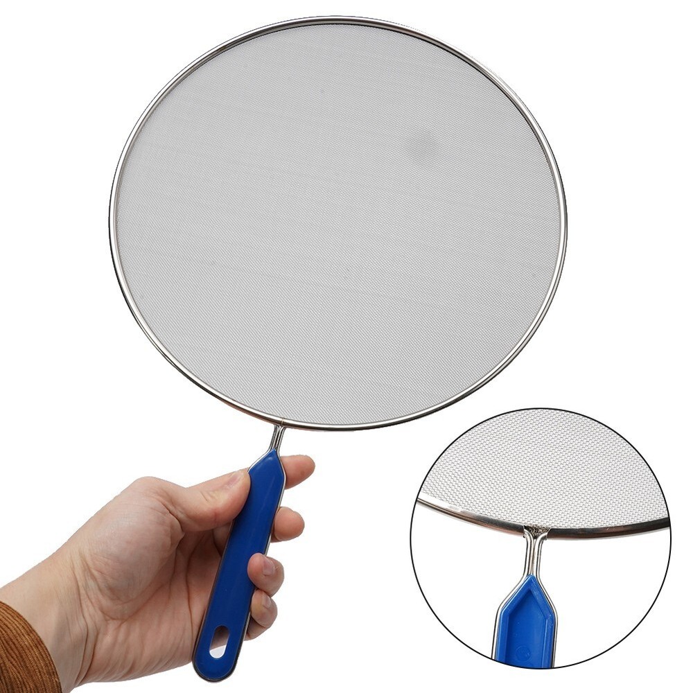 Cooking Tool Guard Oil Net Mesh Pot Lid Splash Cover Pan Screen Cooking Cover