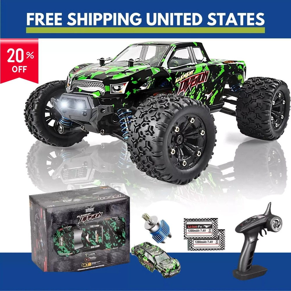 1:18 Fast RC Cars for Adults 65+ KM/H High Speed Remote Control Truck 4WD New