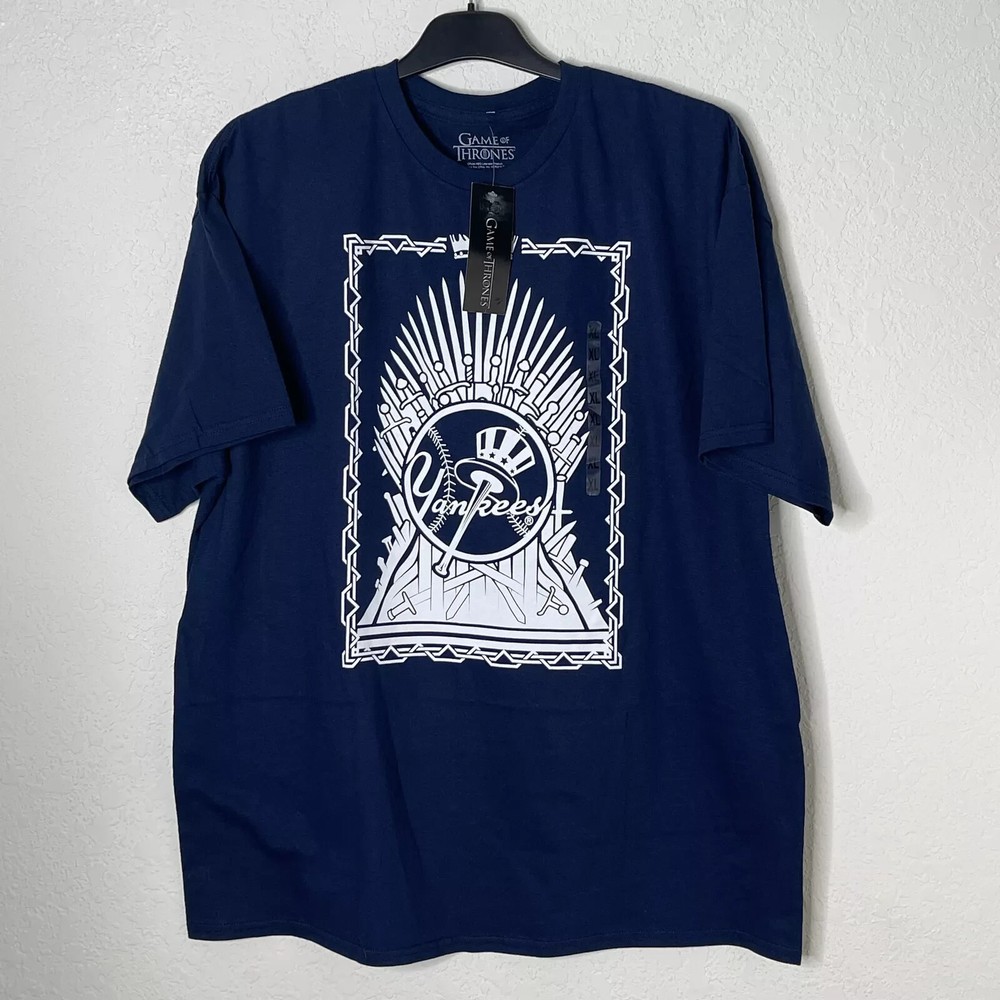 New York Yankees Game of Thrones NWT T Shirt Mens XL Blue ***FAST SHIPPING***