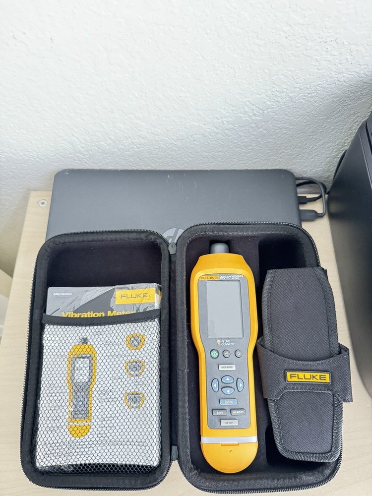 Fluke 805 FC Vibration Meter Tester for Mechanical Machines Free Shipping