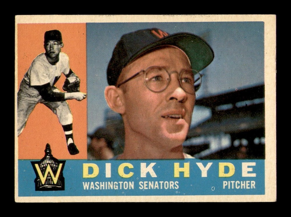 1960 Topps #193 Dick Hyde EX Condition Graded by OBGcards