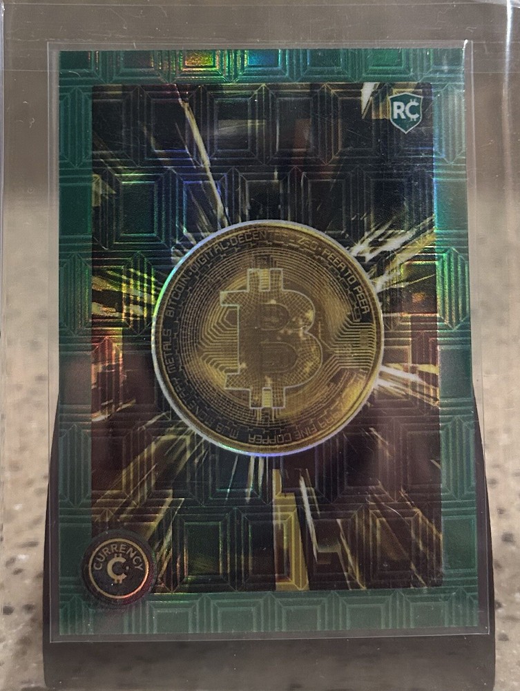 2023 Cardsmiths Currency Series 2 - BITCOIN #11 - Emerald Gemstone 9/99