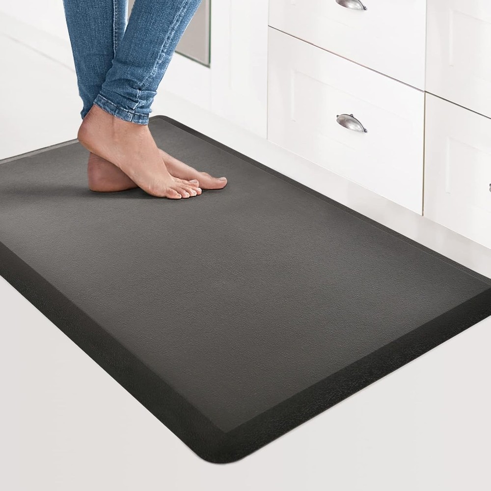 Art3d Black Anti-Fatigue Comfort Mat 17.3x28x0.8 Inches