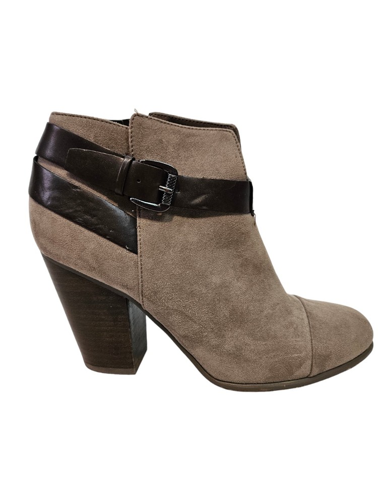 Carlos by Carlos Santana Harvest Tan Faux Suede Ankle Boot Size 8 Women's Shoes