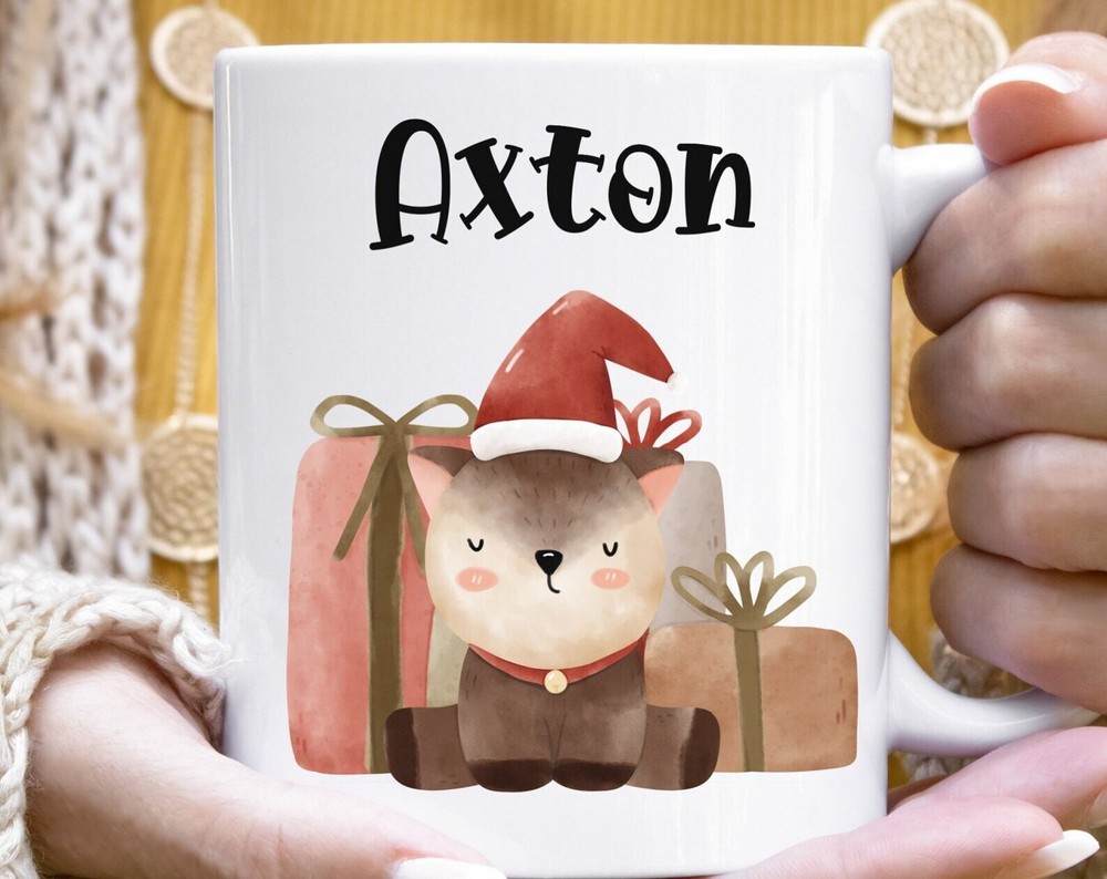 Personalized Christmas Mug Secret Santa Gift Custom Family Christmas Mug Kids