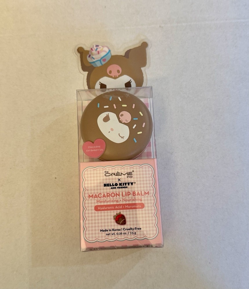 Hello Kitty & Friends Macaron Lip Balm Kuromi Flavor