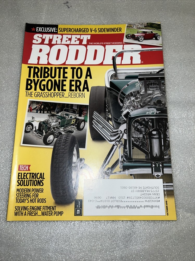 Street Rodder Magazine - October  2015  -  T58