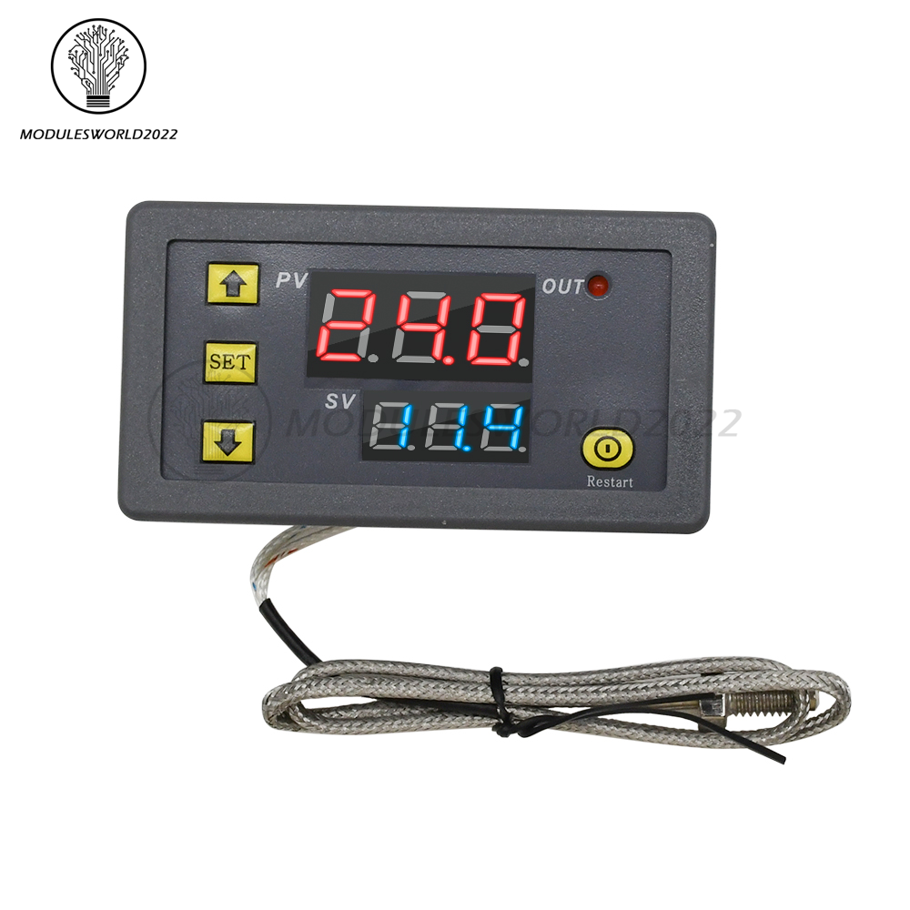 DC 5/12/24V AC 220V Digital Temperature Controller Sensor K Type Thermocouple