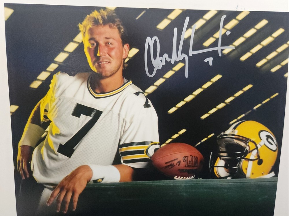 Don Majkowski Green Bay Packers Virginia Lions Colts Autographed 8x10 COA