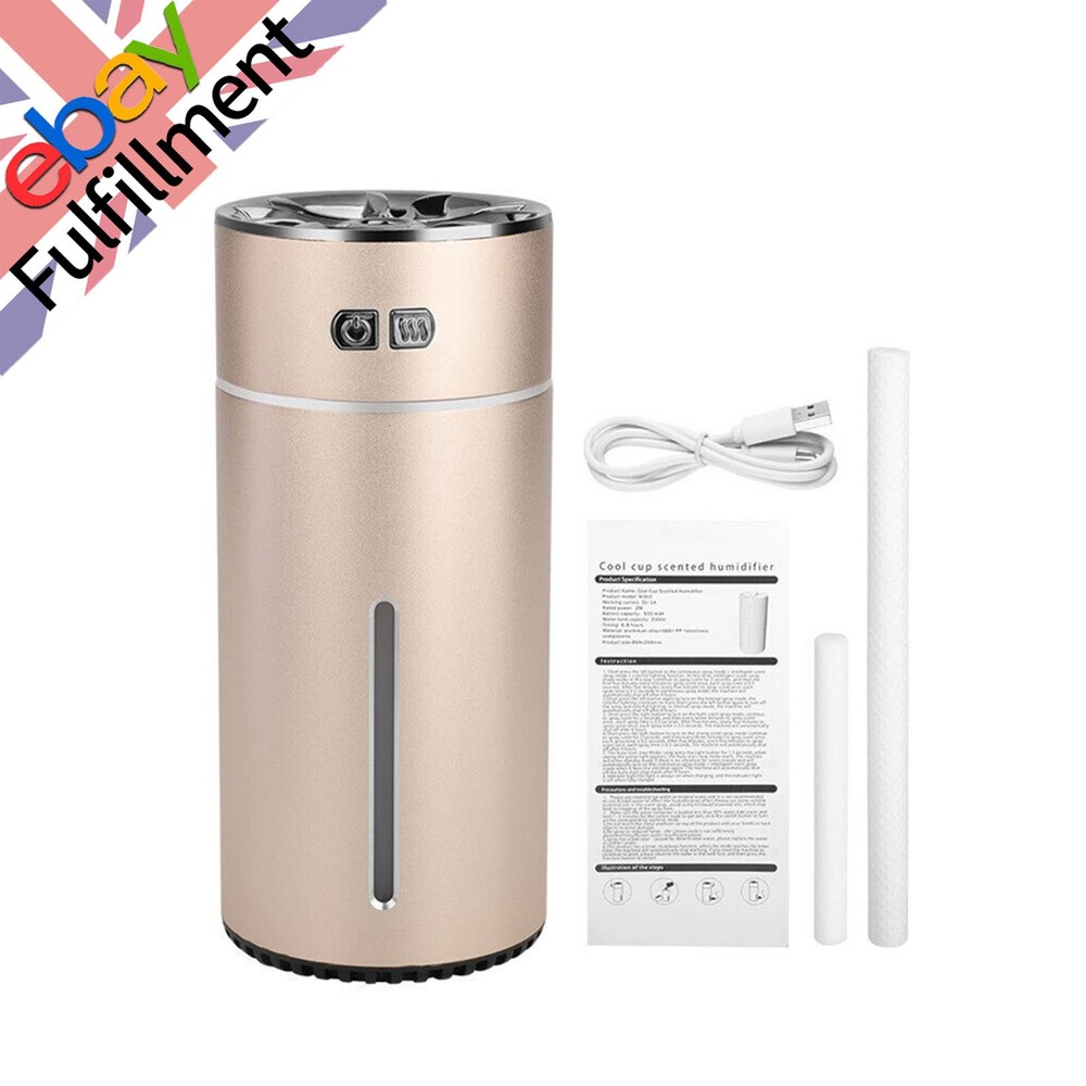 New 300ml Waterless Essential Aroma Oil Diffuser For Room Office Car Hotel