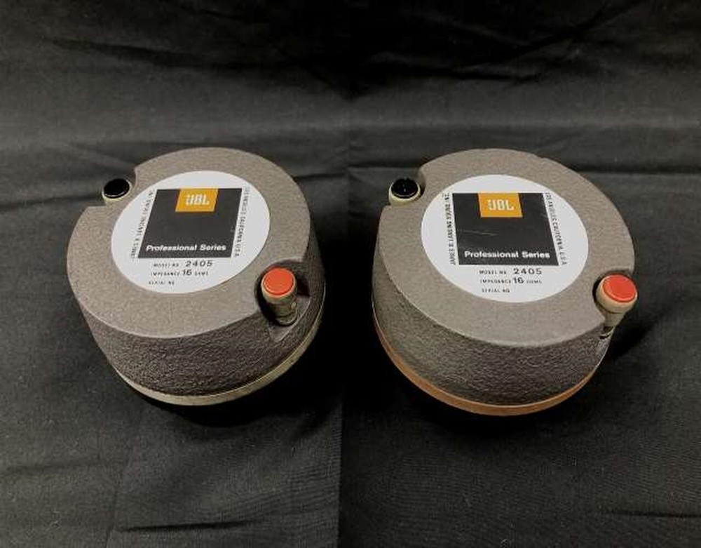 JBL 2405 8ohm High-Fidelity Diffraction Horn Tweeter Pair