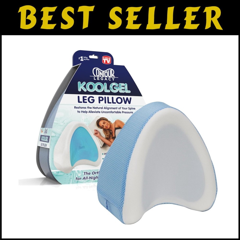 Ergonomic Gel Memory Foam Pillow for Side Sleepers – Full Body Support & Comfort