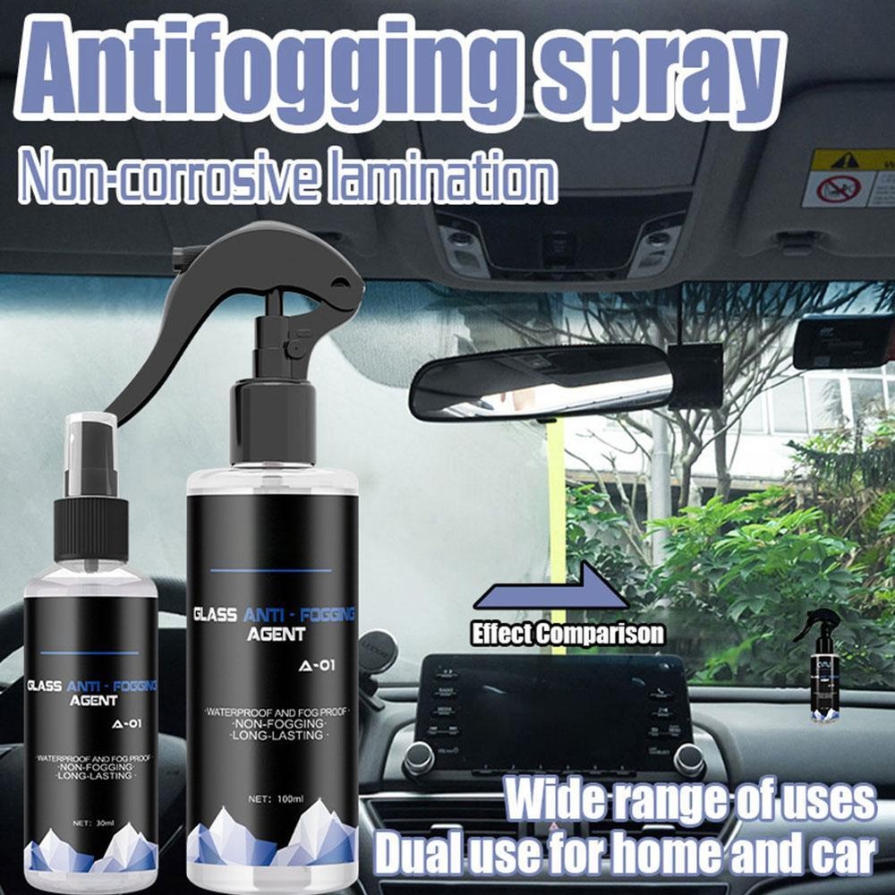 Anti-Fog Car Defogger Glass Cleaner Spray For Automotive Interior Glass