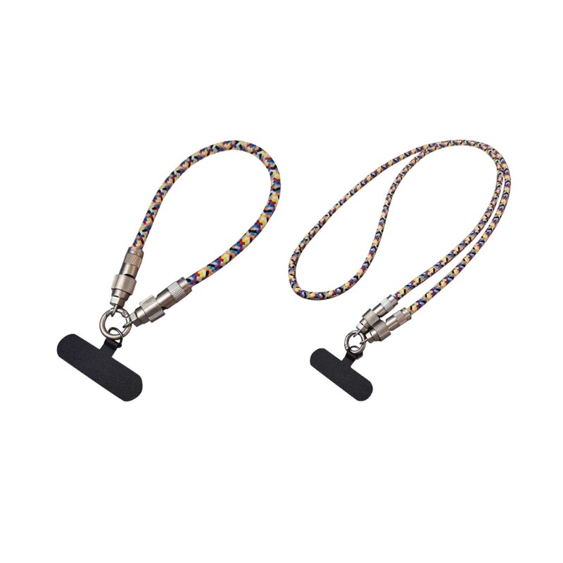 Type C to Type C PD60W 2 in Lanyard Charging Cord for Tablets Phones Laptops