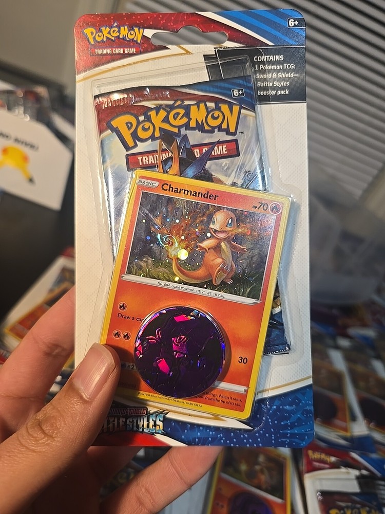 Nintendo Pokemon TCG Battle Styles Booster Pack Charmander TONS OF SWIRLS Sealed