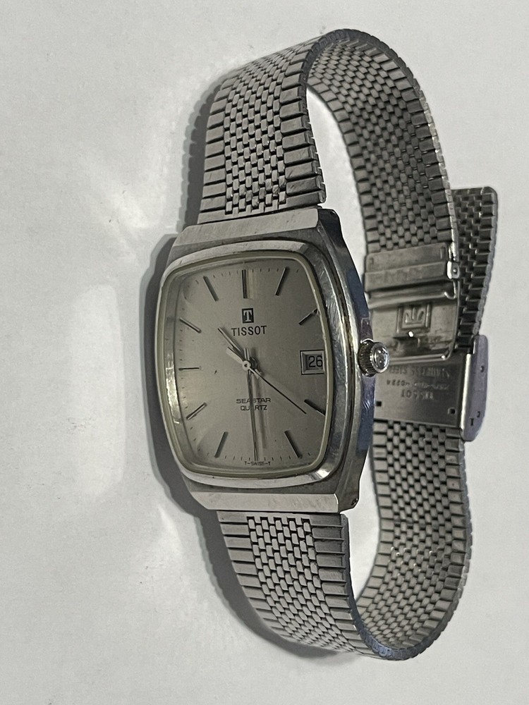 Vintage TISSOT Seastar Auto Date Watch For Parts or Repair Collectors Piece