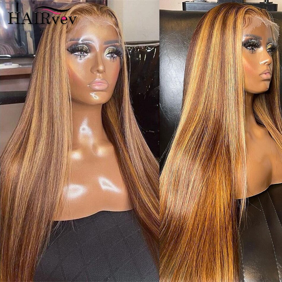 Brazilian Human Hair Lace Front Wig with 4x4 Closure
