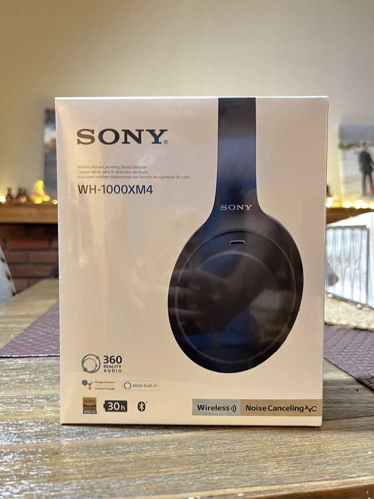 Sony WH-1000XM4 Noise-Canceling Headphones Brand New Sealed Black or White