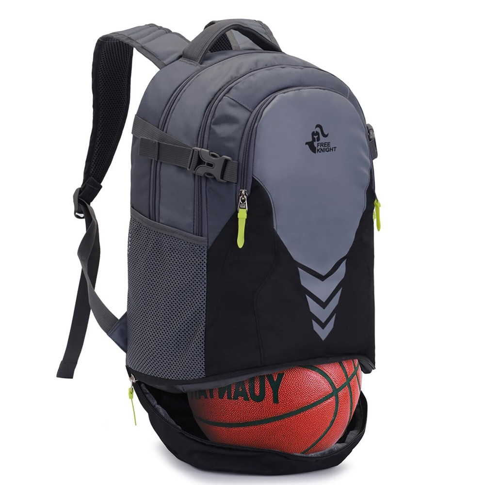 35L Basketball Backpack Large Sports Bag with Separate Ball compartment, for ...