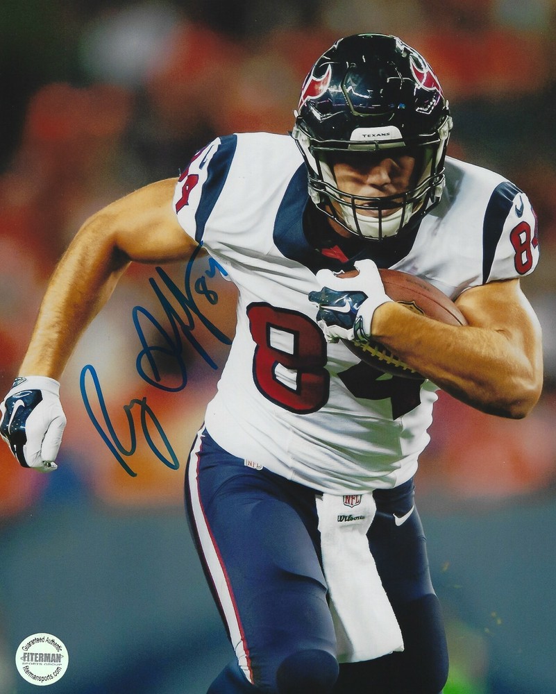 Ryan Griffin Autographed Signed 8x10 Photo - NFL Texans NY Jets - w/COA