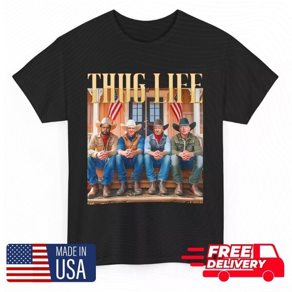 Thug Life Trump Vance Kennedy Elon T-Shirt