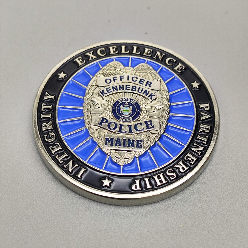 Town of Kennebunk Maine Police Department Challenge Coin