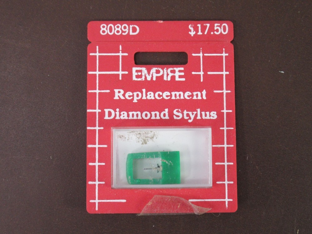 EMPIRE Replacement Diamond Phonograph Needle 8089D, (AC)