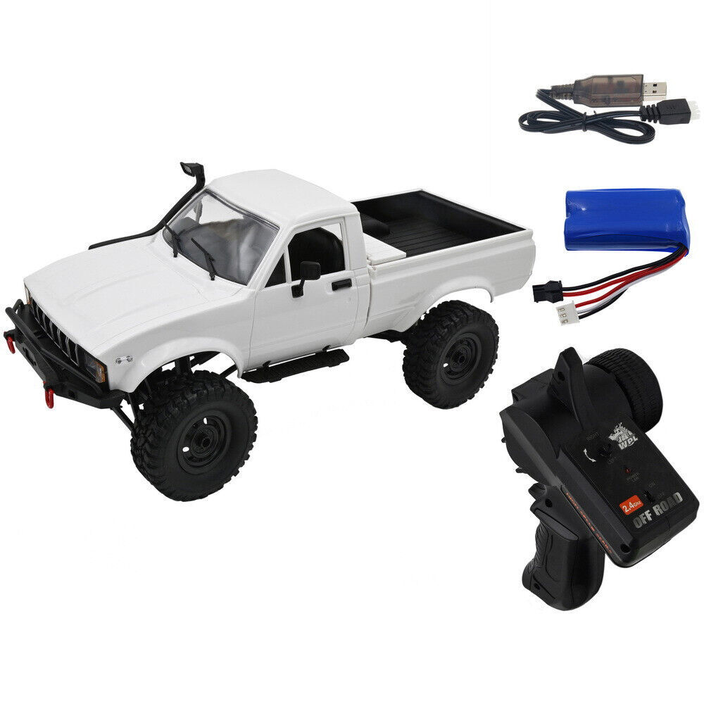 US WPL-C24 1:16 4WD RC Military Truck RC Off-Road Hobby Car Rock Crawler RTR 4x4