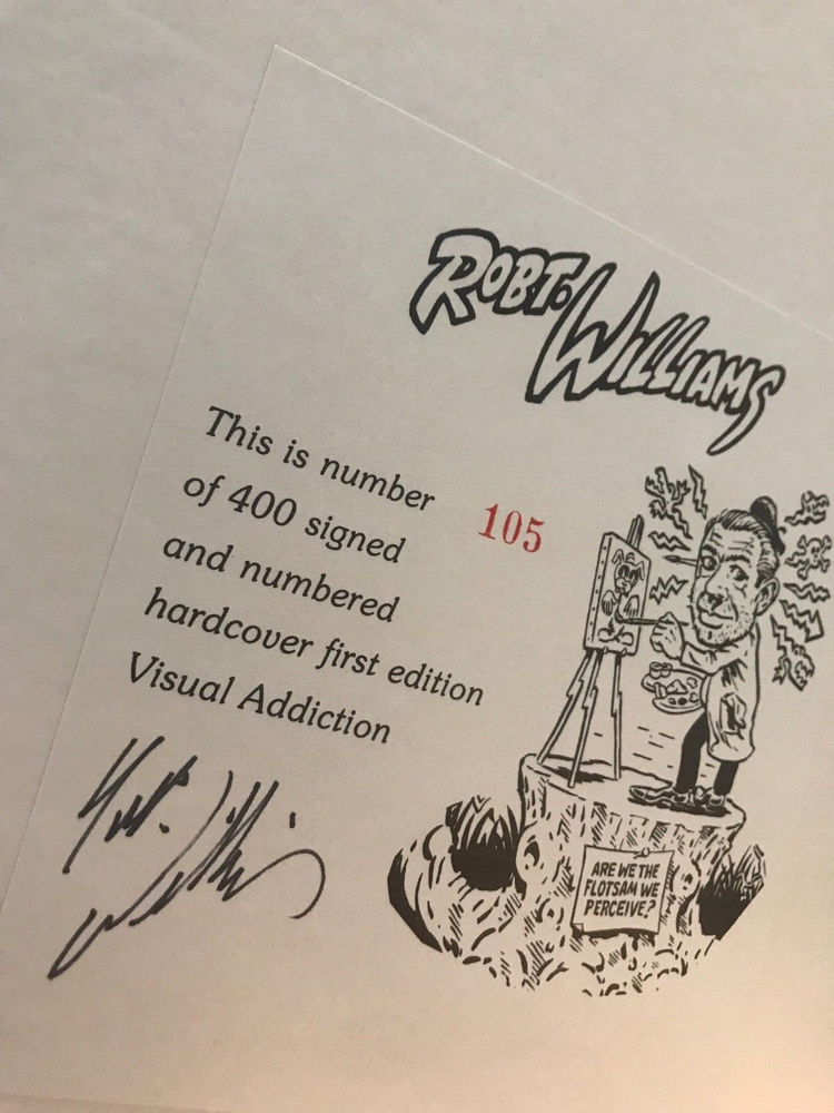 Visual Addiction HC Signed Brand New 1989-image