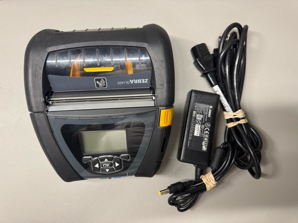 Zebra QLn420 Bluetooth Barcode Label Printer Direct Thermal No Battery