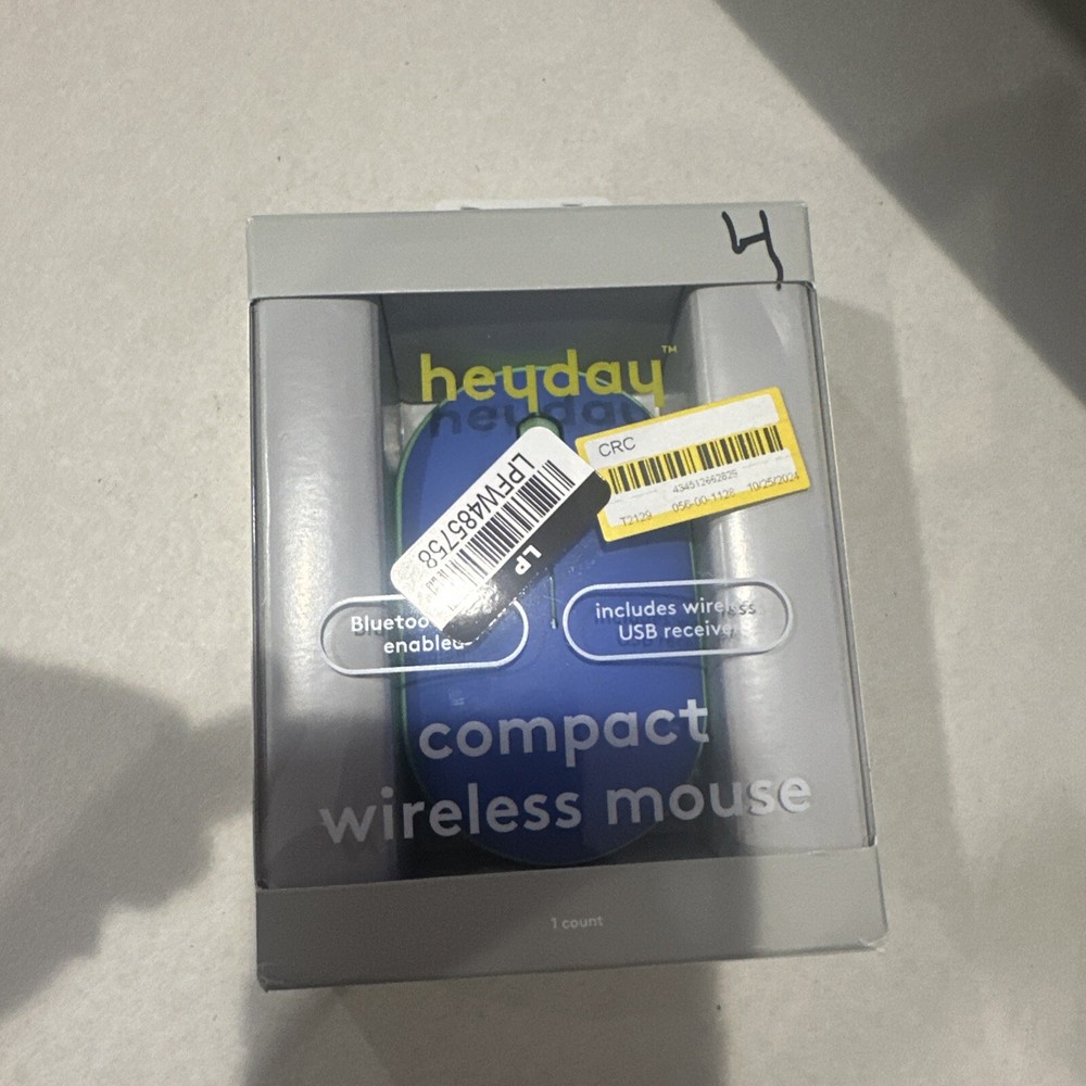 Compact Wireless Mouse in Stylish Blue and Mint by heyday for Effortless Portability and Sleek Design