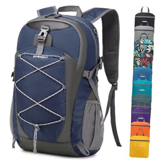 40L Hiking Backpack Lightweight Daypack Waterproof 40L-0.9lb A5-royal Blue